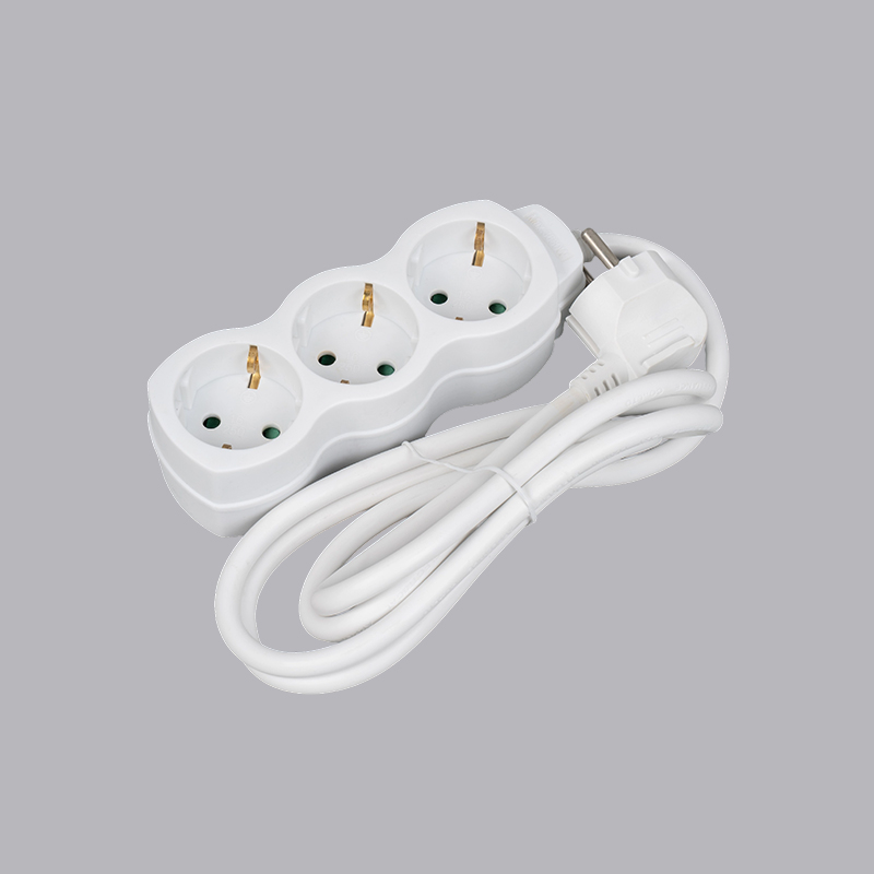 LOG-03 Saksalaisen kurpitsan muotoinen 3-suuntainen jatkojohto Multi-Socket