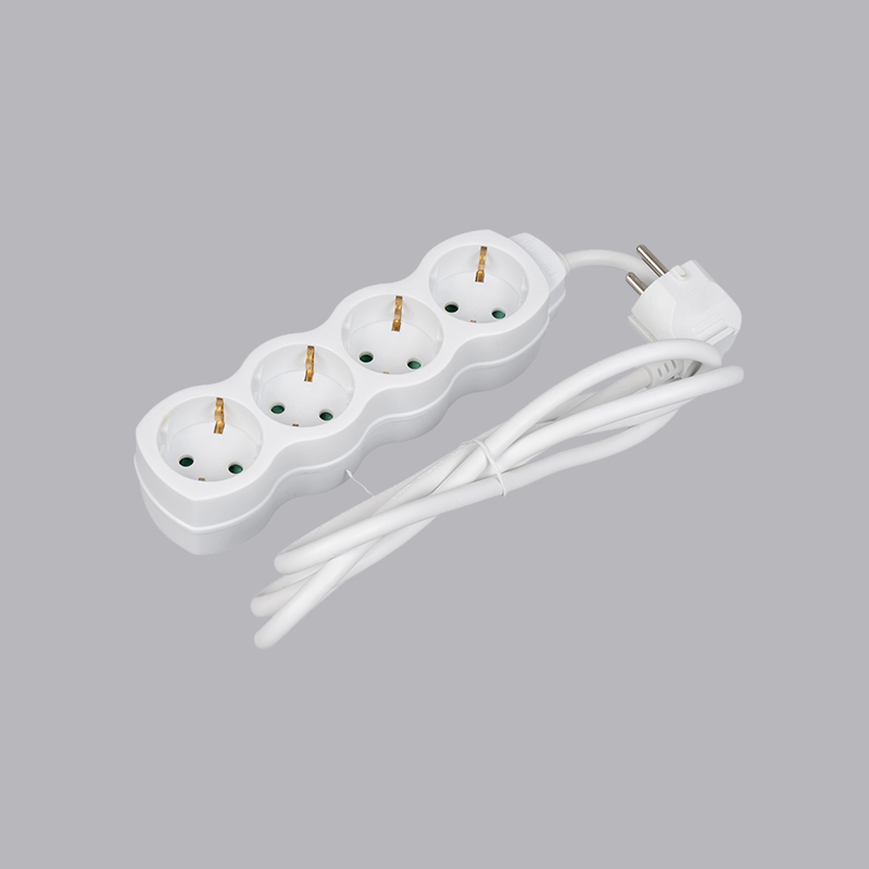 LOG-04 Saksalaisen kurpitsan muotoinen 4-suuntainen jatkojohto Multi-Socket